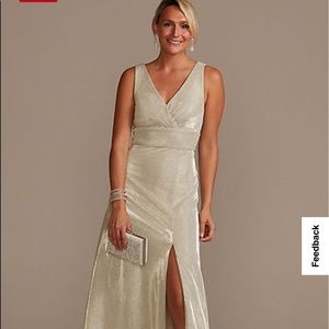 Gold Dress. Size 18. Very comfortable.